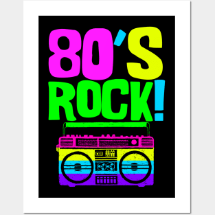 80s Rock Party Wear Posters and Art